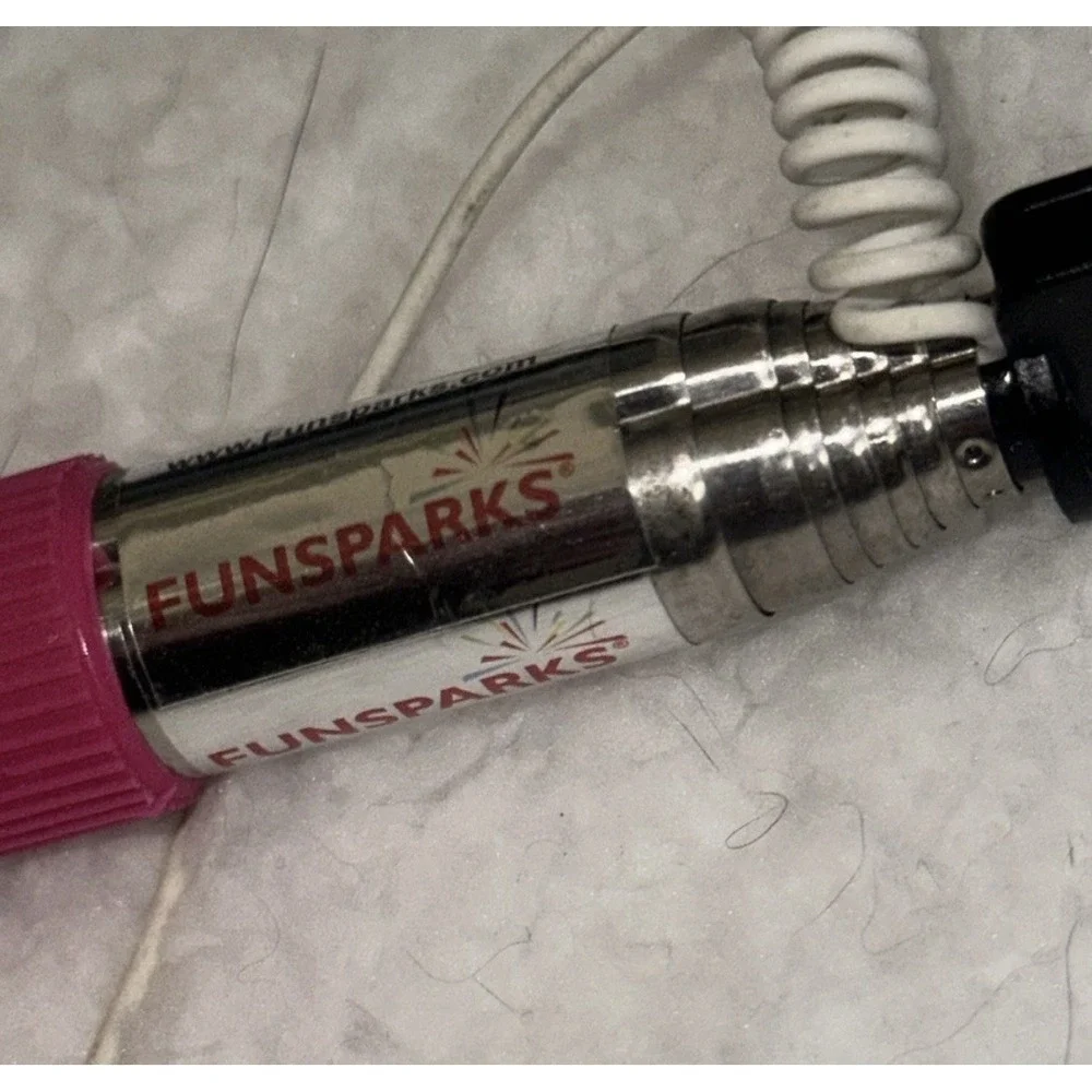 Funsparks Wired Selfie Stick 2 Pack Pink Purple Extendable Monopod iOS Android